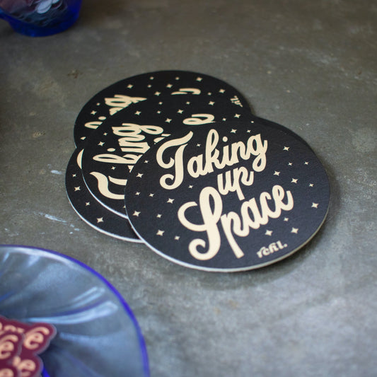 Taking Up Space Coasters (Set of 4)